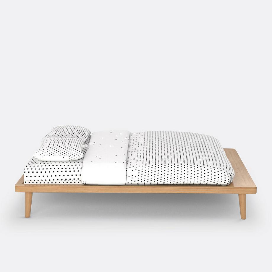 La Redoute Intérieurs Lit plateforme pin massif + sommier  