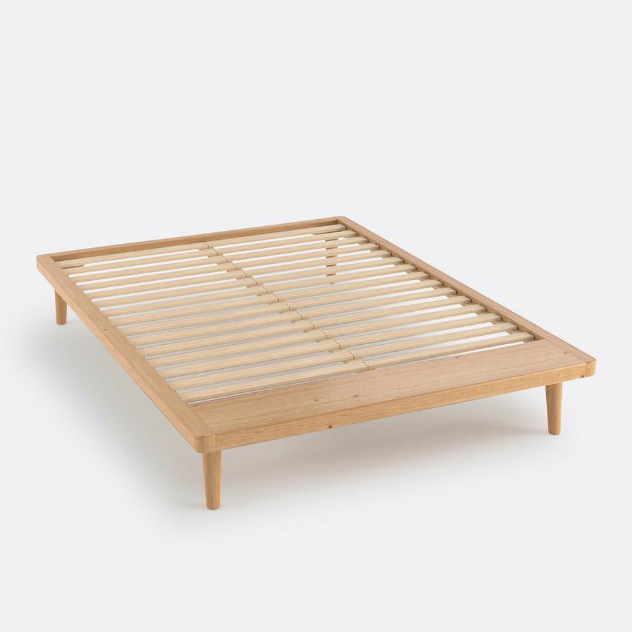 La Redoute Intérieurs Lit plateforme pin massif + sommier  
