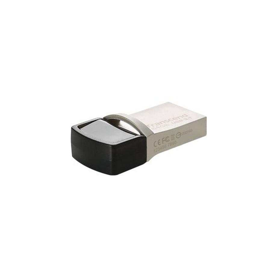Transcend  Transcend JetFlash 890 64GB USB-Stick USB Type-A / USB Type-C 3.2 Gen 1 (3.1 Gen 1) Schwarz, Silber 