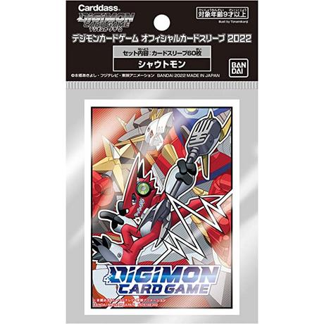 Bandai  Digimon Card Game Official Sleeves 2022 Shoutmon 