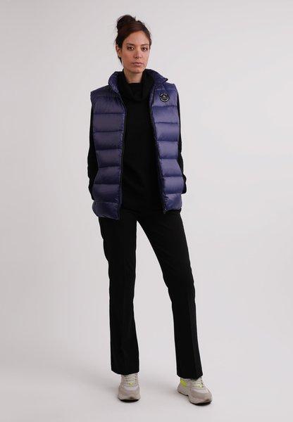 Image of Daunengilet Mit Kaschmirfutter In Glänzender Optik Damen Marine S