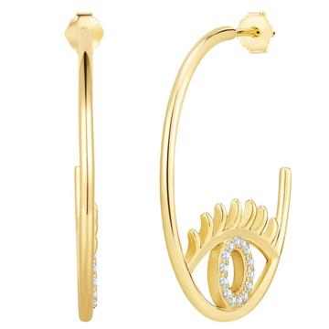 Femme Boucles d´oreilles Œil omniscient