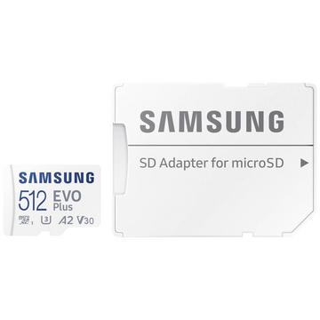 Samsung Carte mémoire microSD EVO plus 2021 avec adaptateur SD