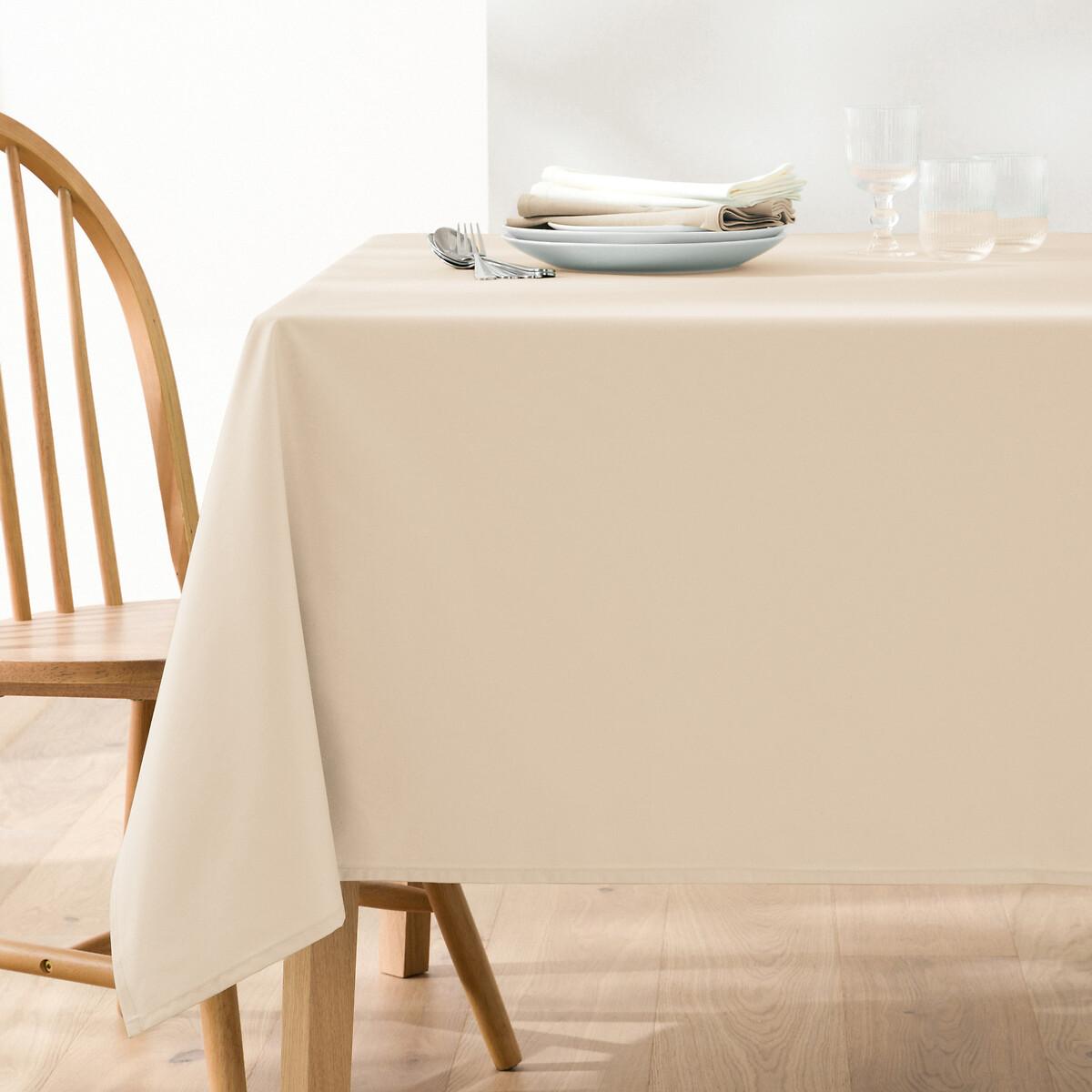 Image of Beschichtete Tischdecke Scénario Unisex Beige 150 cm