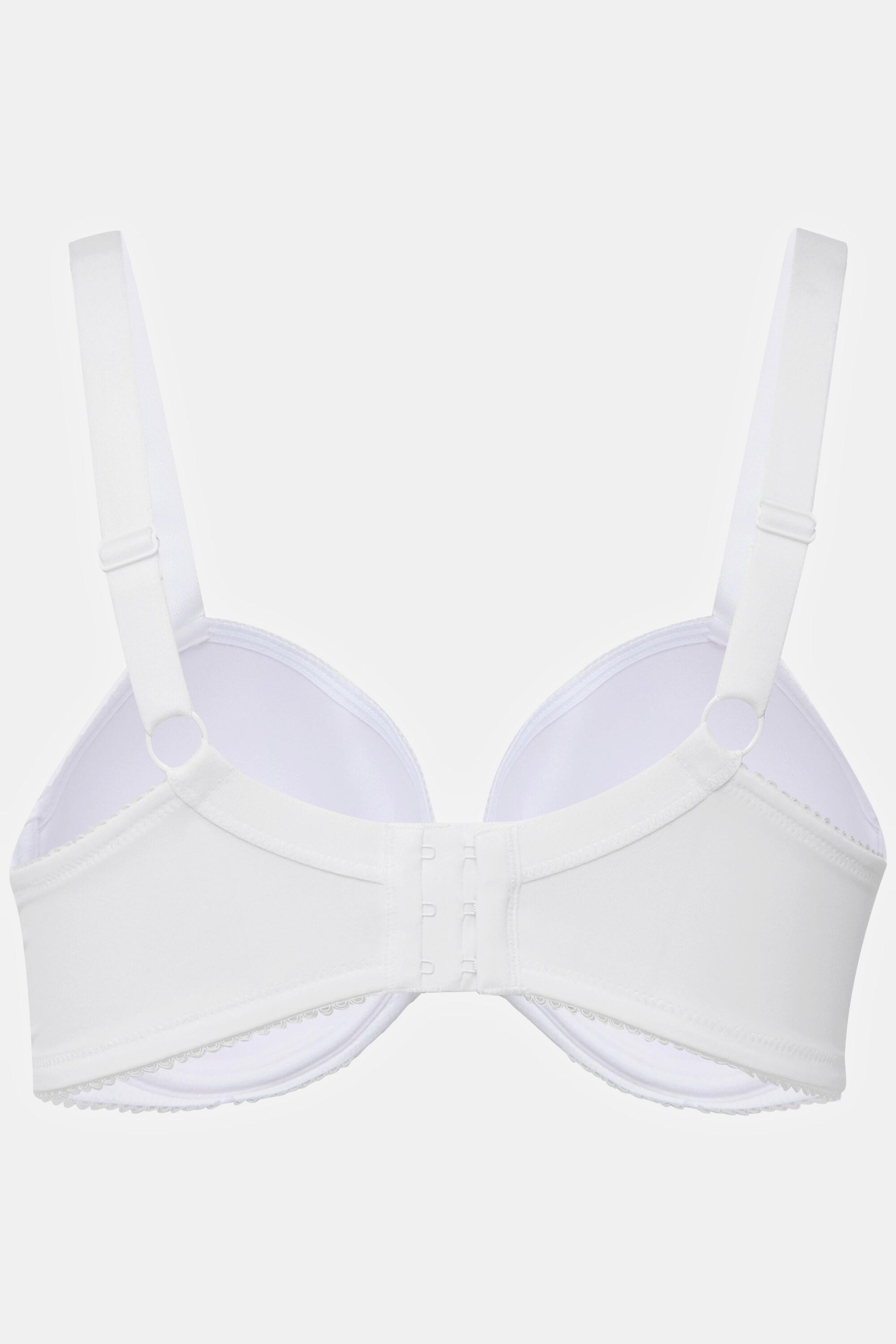 Ulla Popken  Reggiseno con ferretto, coppe morbide e coppa B-D# 