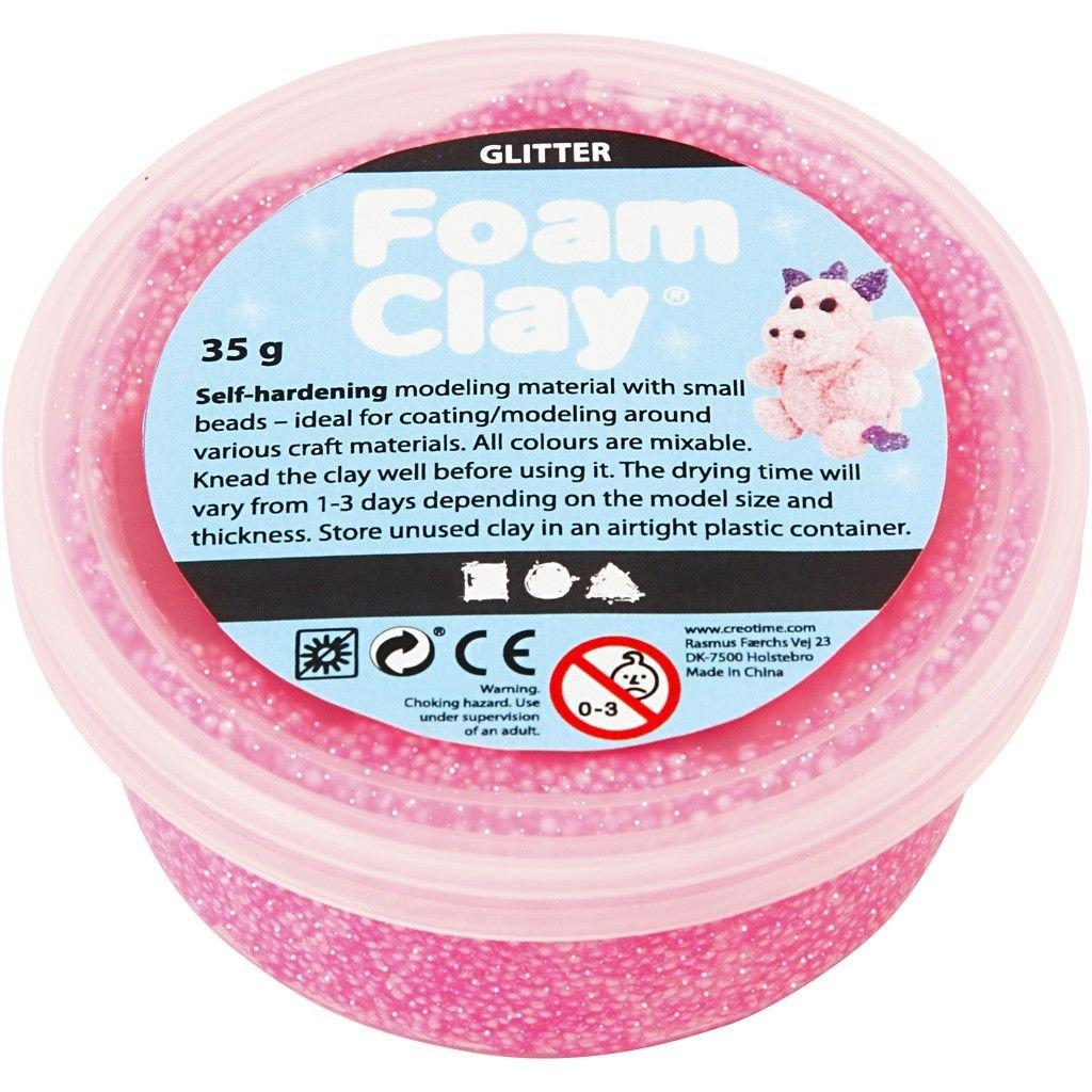 Image of Foam Clay Modellierton 35 g Pink 1 Stück(e) Pink