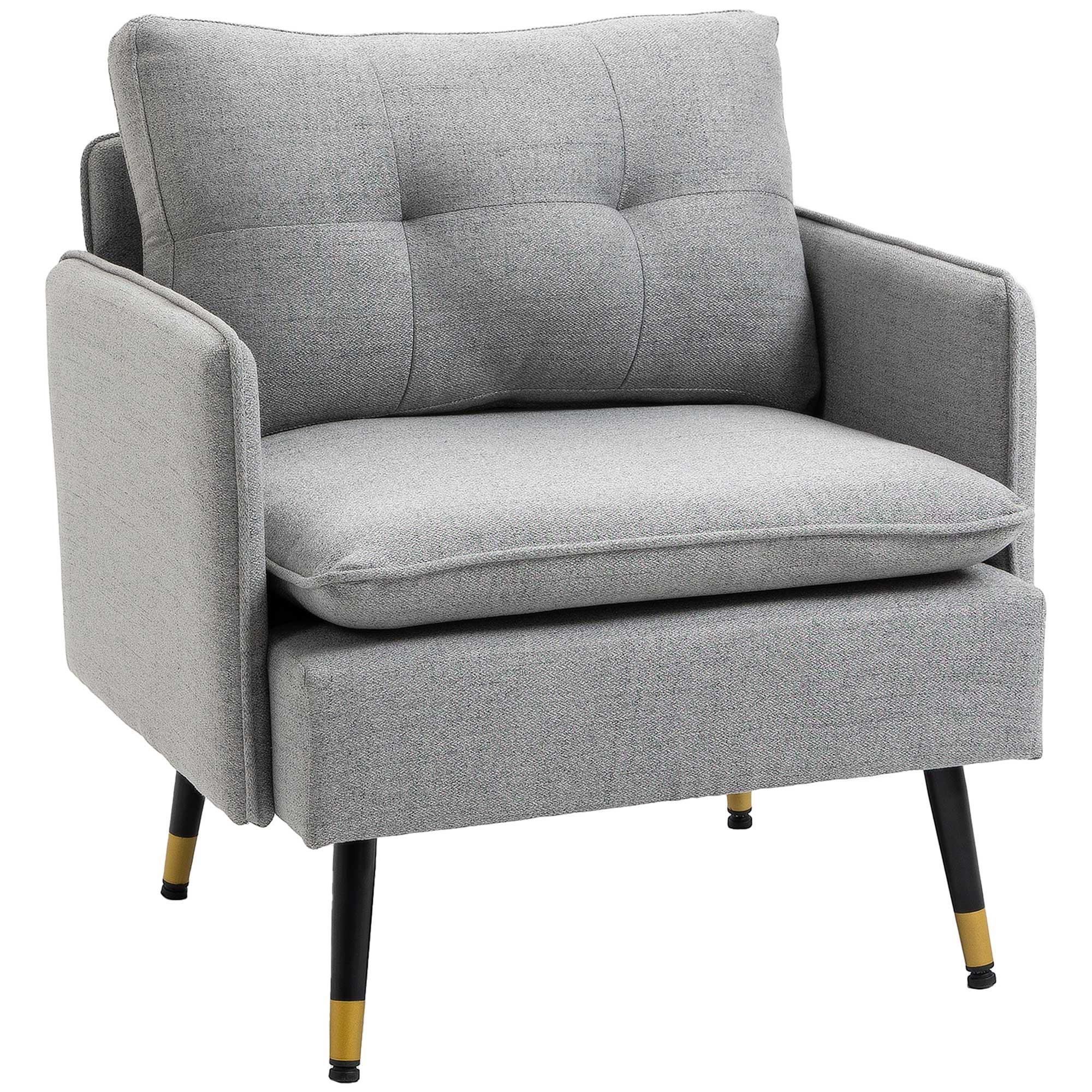 HOMCOM Fauteuil simple  