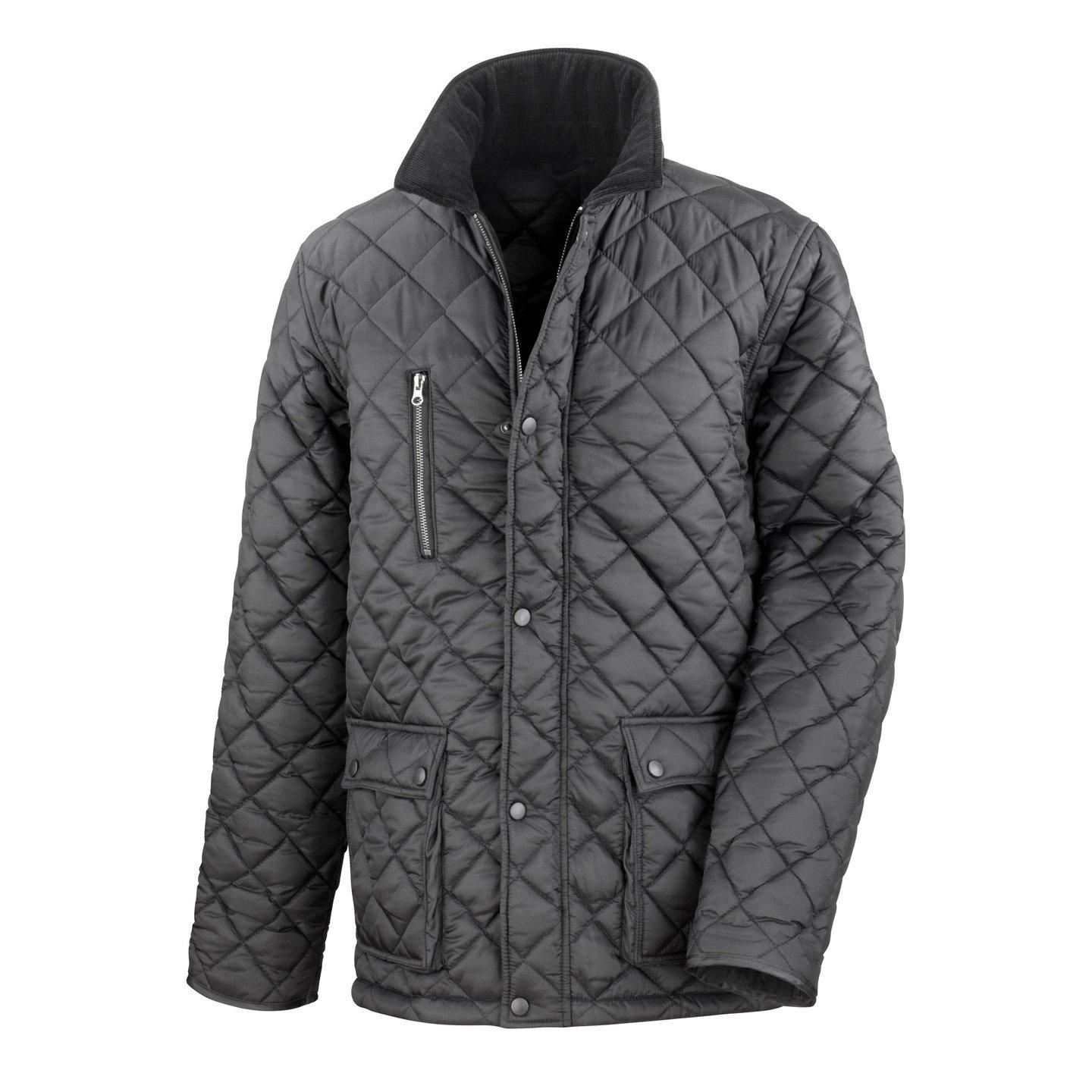 Image of Cheltenham Steppjacke Mit Fleeceinnenfutter, Wasserabweisend, Winddicht Herren Schwarz XS