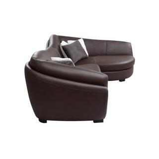 LINEA SOFA Canapé d'angle cuir de buffle 5 places CAIPI Angle droit  