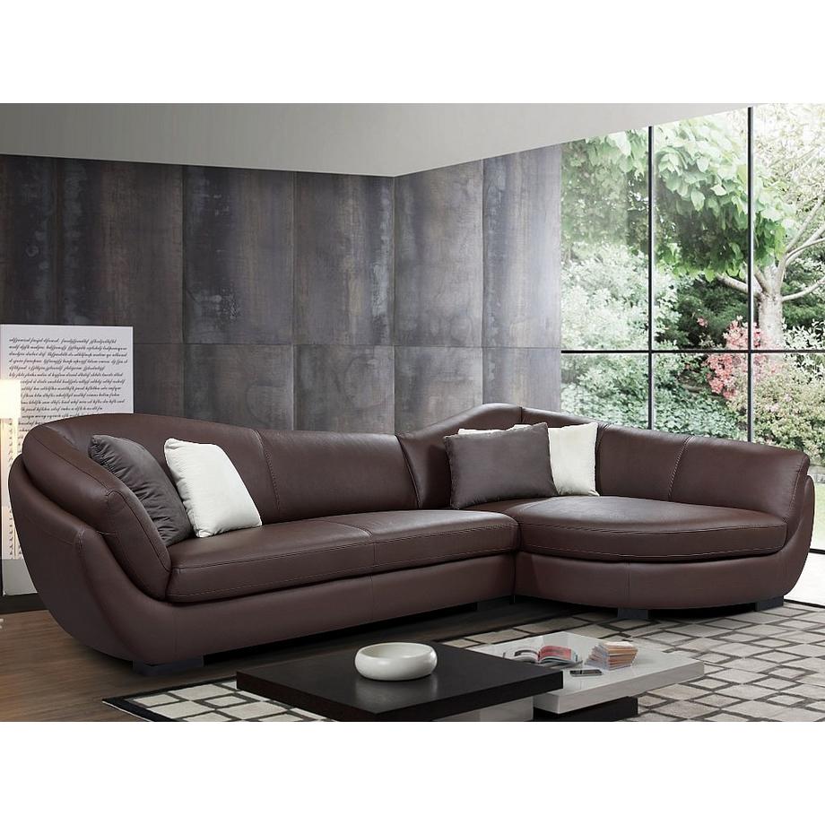 LINEA SOFA Canapé d'angle cuir de buffle 5 places CAIPI Angle droit  