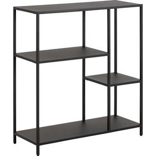 mutoni Libreria metallo nero grezzo opaco 3 ripiani 79.5x86  