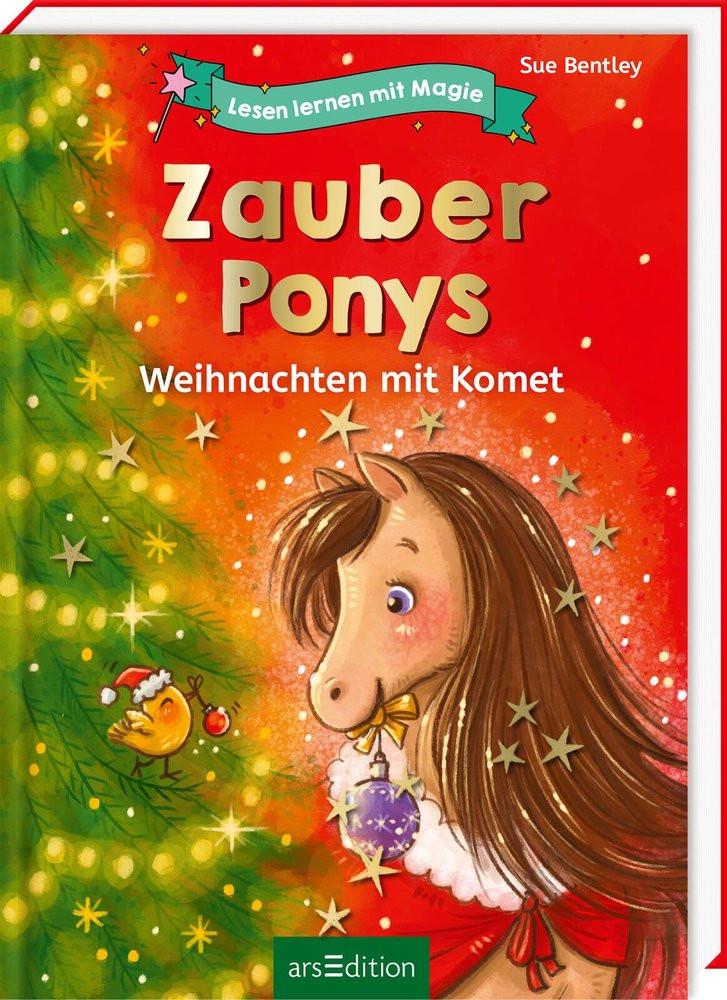 Lesen lernen mit Magie: Zauberponys Bentley, Sue; Leiss-Bohn, Simone (Illustrationen) Copertina rigida 