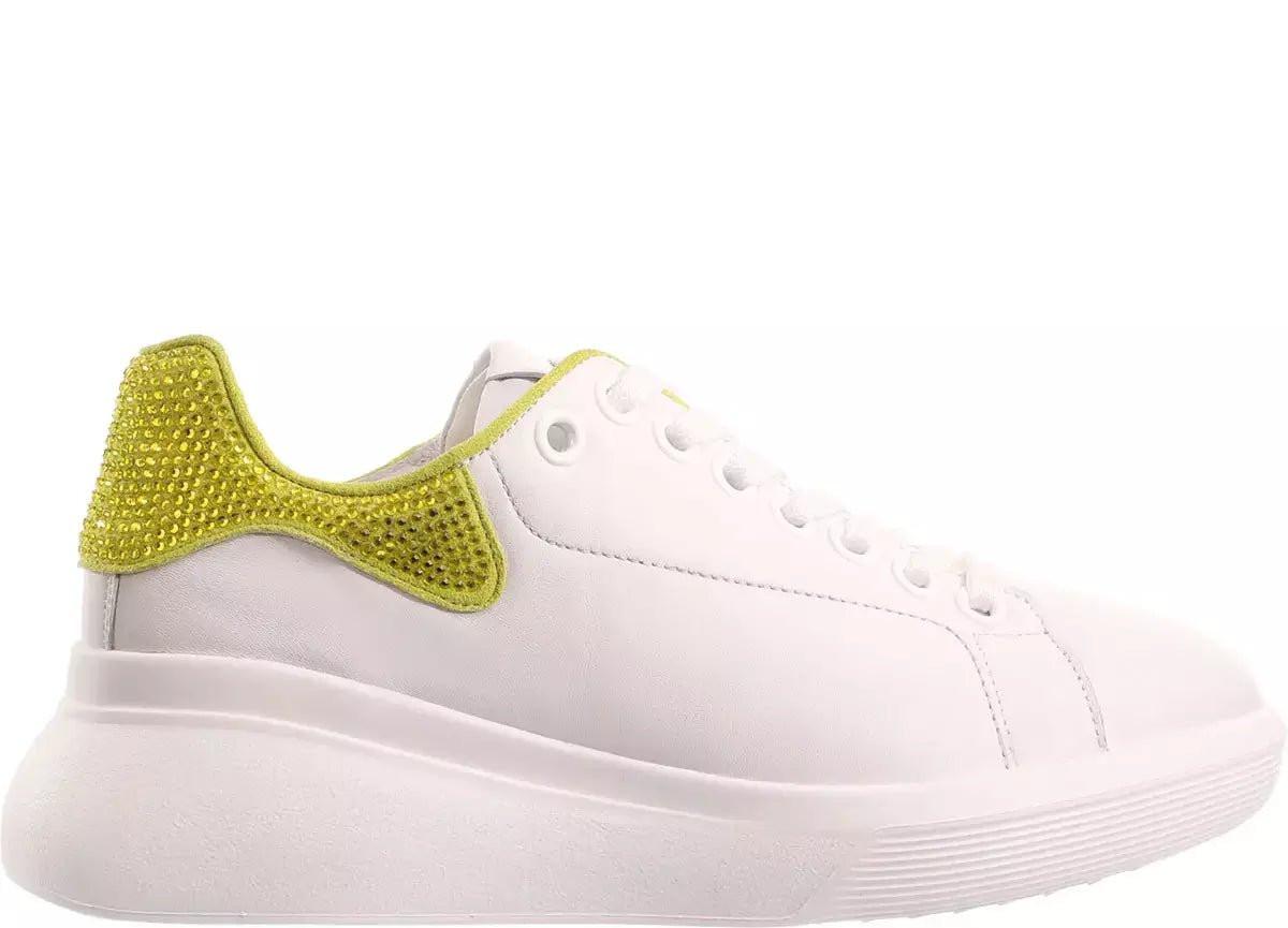 Image of Sparks - Leder Sneaker Damen Limettengrün 41.5
