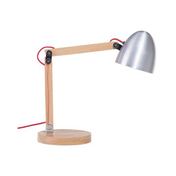 Lampe à poser en Bois d'hévéa Industriel VELEKA