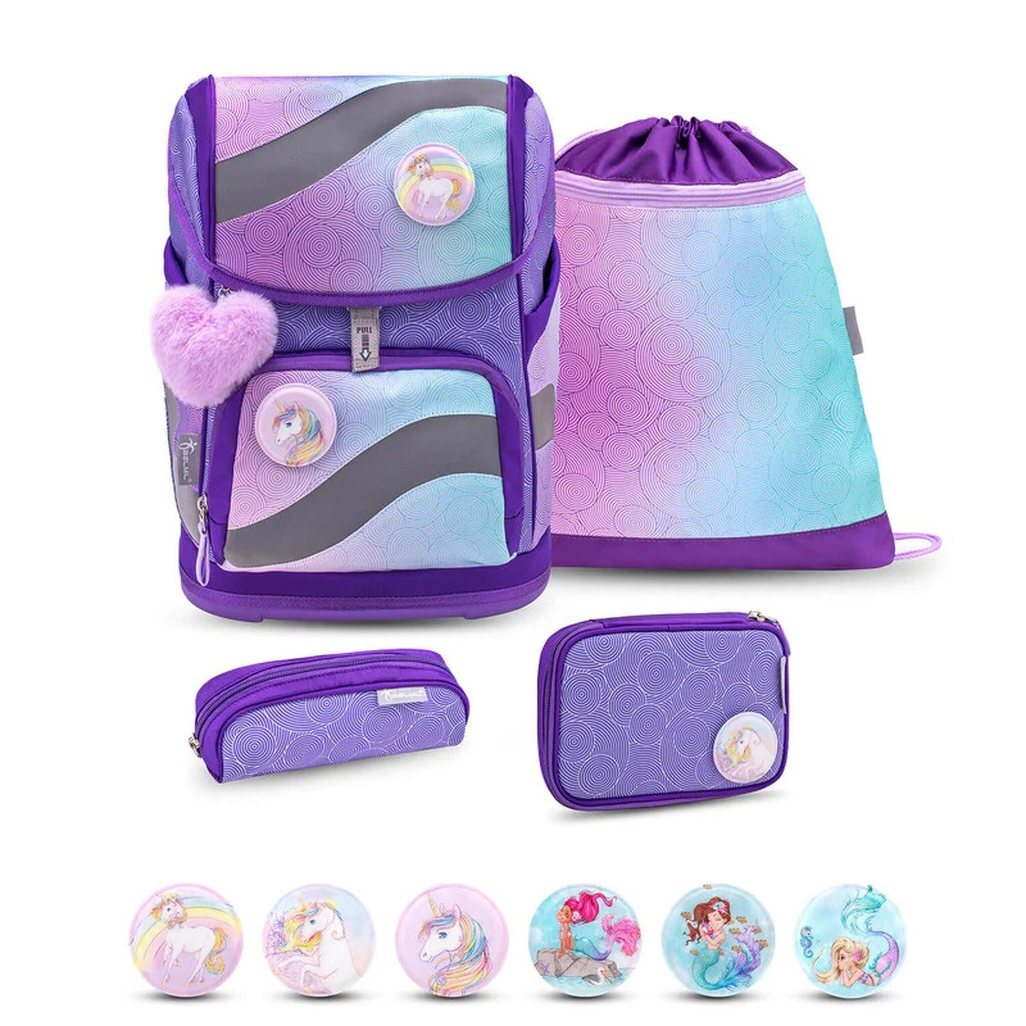 Image of Smarty Schulrucksack 5-teiliges-set Wonder 2 Mädchen Violett ONE SIZE