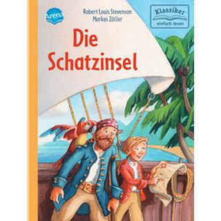 Die Schatzinsel Stevenson, Robert Louis; Bintig, Ilse; Zöller, Markus (Illustrationen) Copertina rigida 