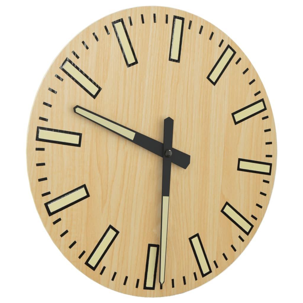 VidaXL Wanduhr holzwerkstoff  