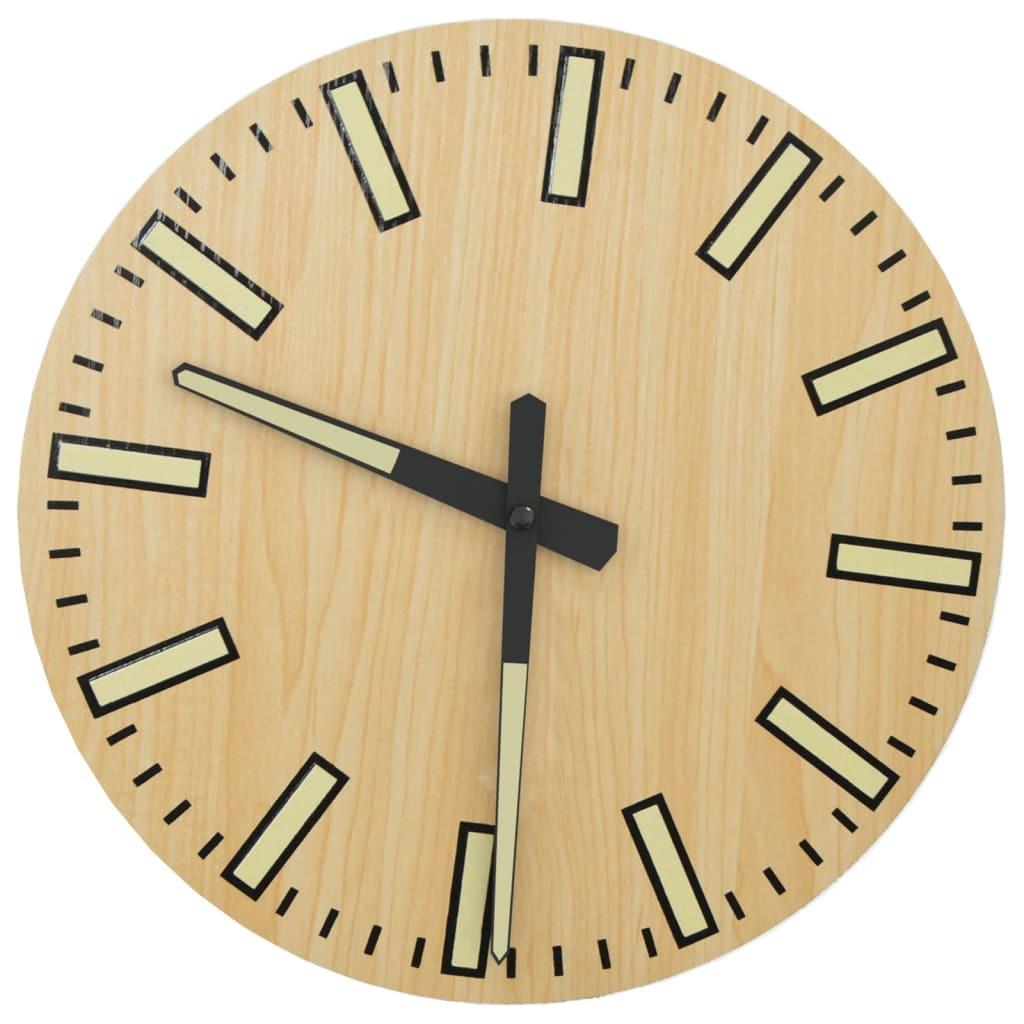 VidaXL Wanduhr holzwerkstoff  