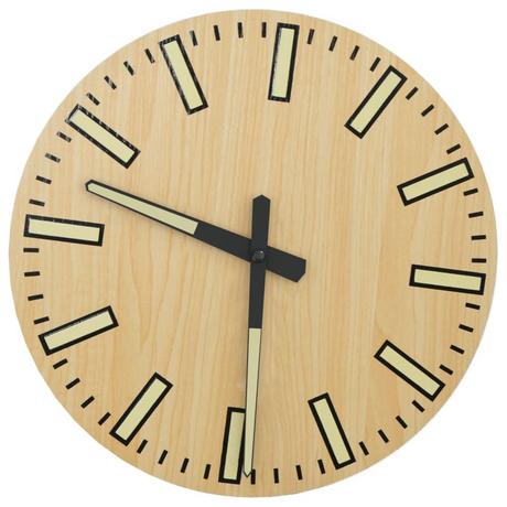 VidaXL Wanduhr holzwerkstoff  