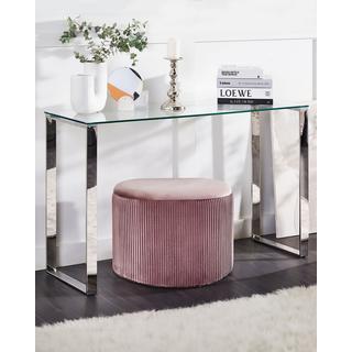 Beliani Console en Verre de sécurité Glamour TILON  