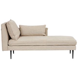 Beliani Chaise longue en Poliestere Moderno YERRES  