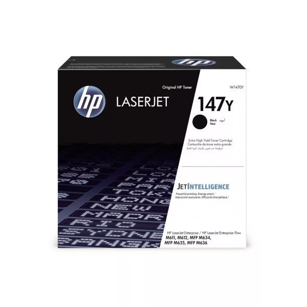 Hewlett-Packard – HP Toner-Modul 147Y schwarz W1470Y LJ Enterprise M611 42’000 S., One Size