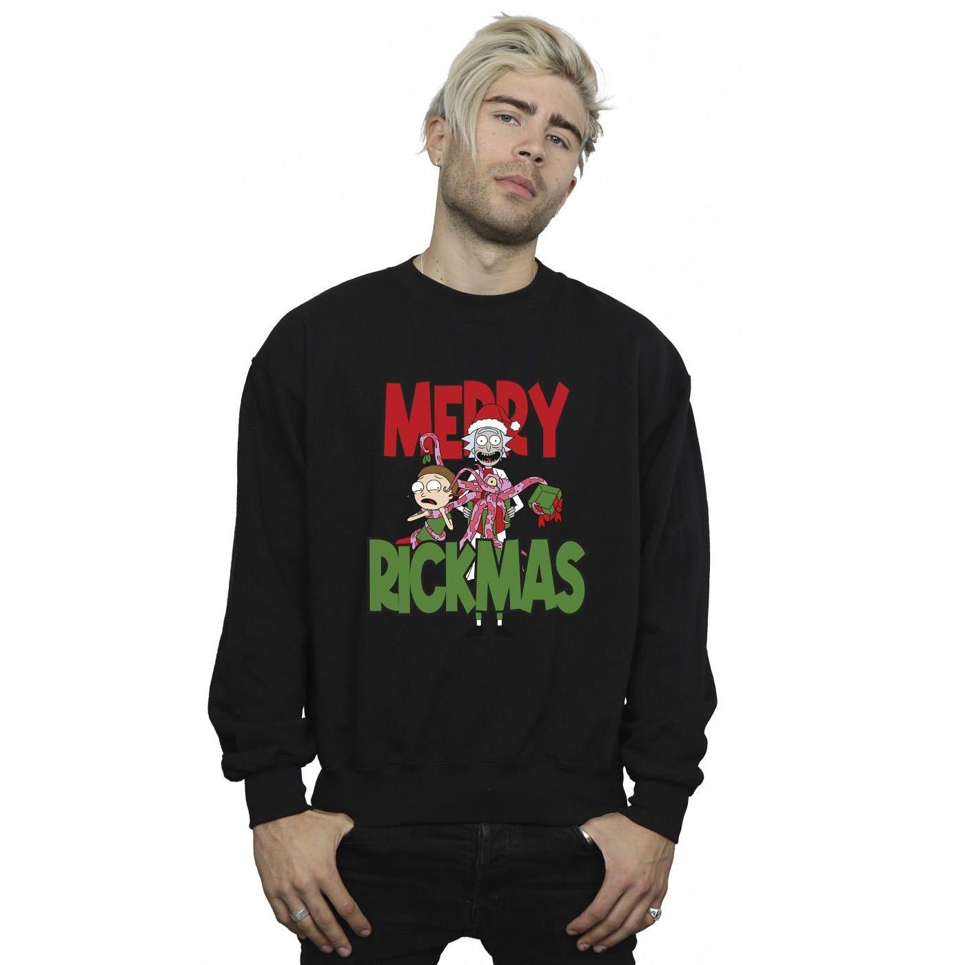 Rick And Morty  Merry Rickmas Sweatshirt 