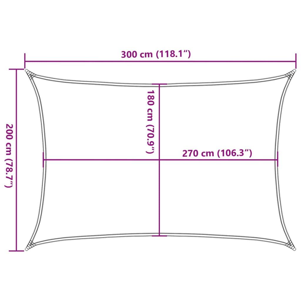 VidaXL Voile solaire  