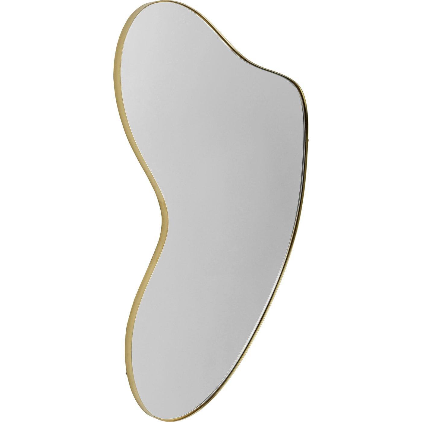 KARE Design Wandspiegel Shape Brass 110x120  