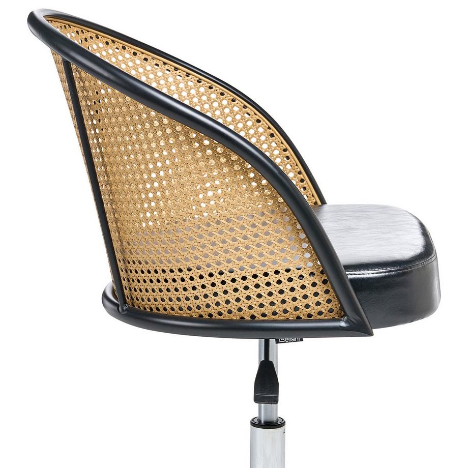 Beliani Chaise de bureau en Cuir PU  BALTIMORE  