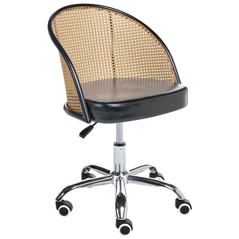 Chaise de bureau en Cuir PU  BALTIMORE