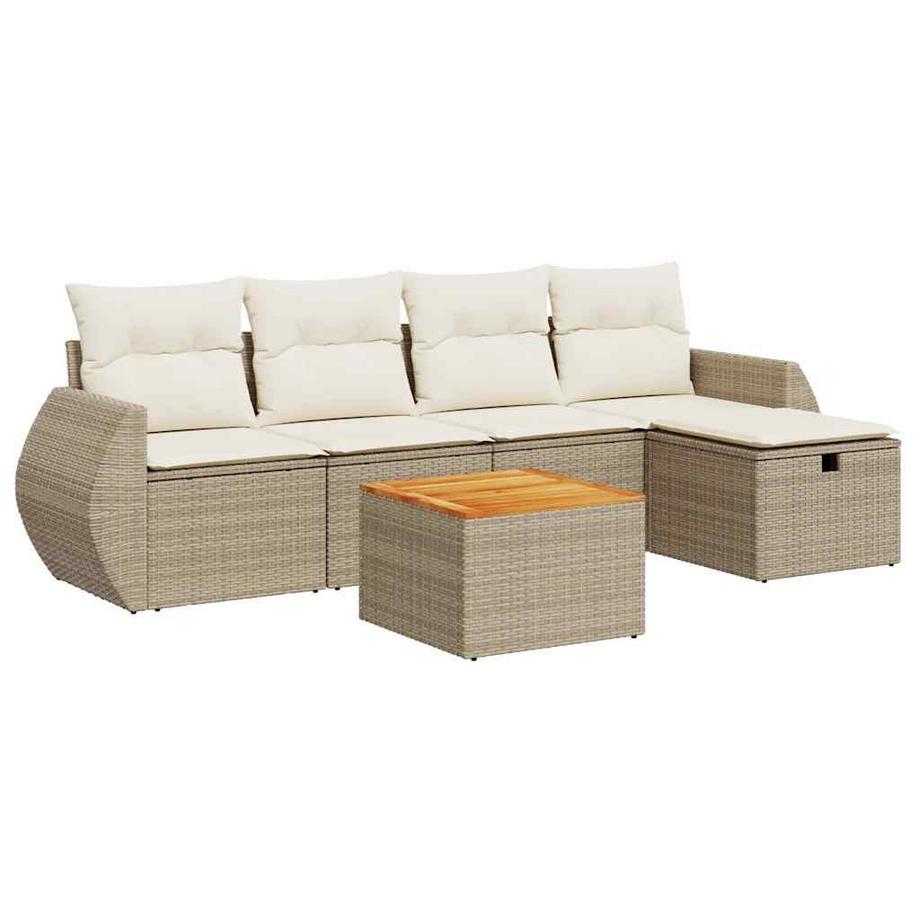 VidaXL Gartensofa set poly-rattan  