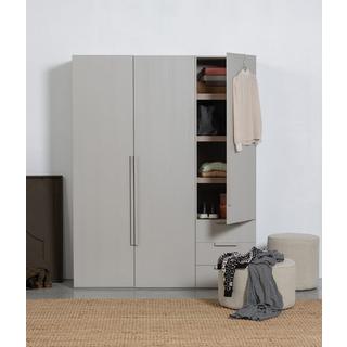 mutoni Armoire Rens 1 porte gris galet 55x210  