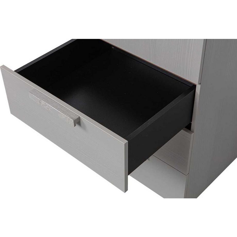 mutoni Schrank Rens 1-türig kieselgrau 55x210  