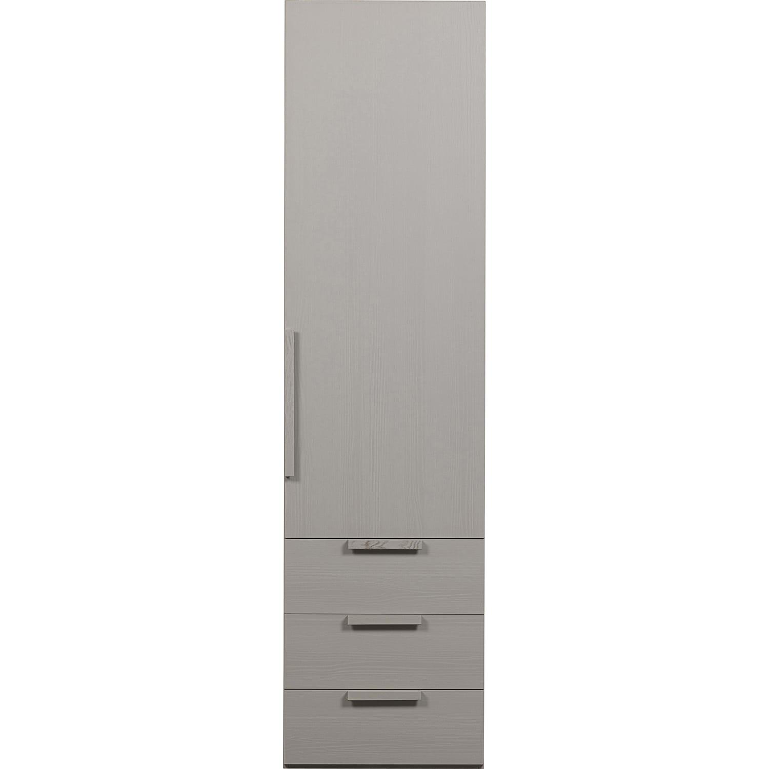 mutoni Armoire Rens 1 porte galet gris 55x210  