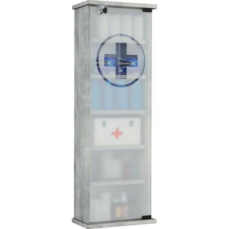 VCM Medizinschrank Arzneischrank Apothekerschrank Wand Schrank abschließbar Omal XL  