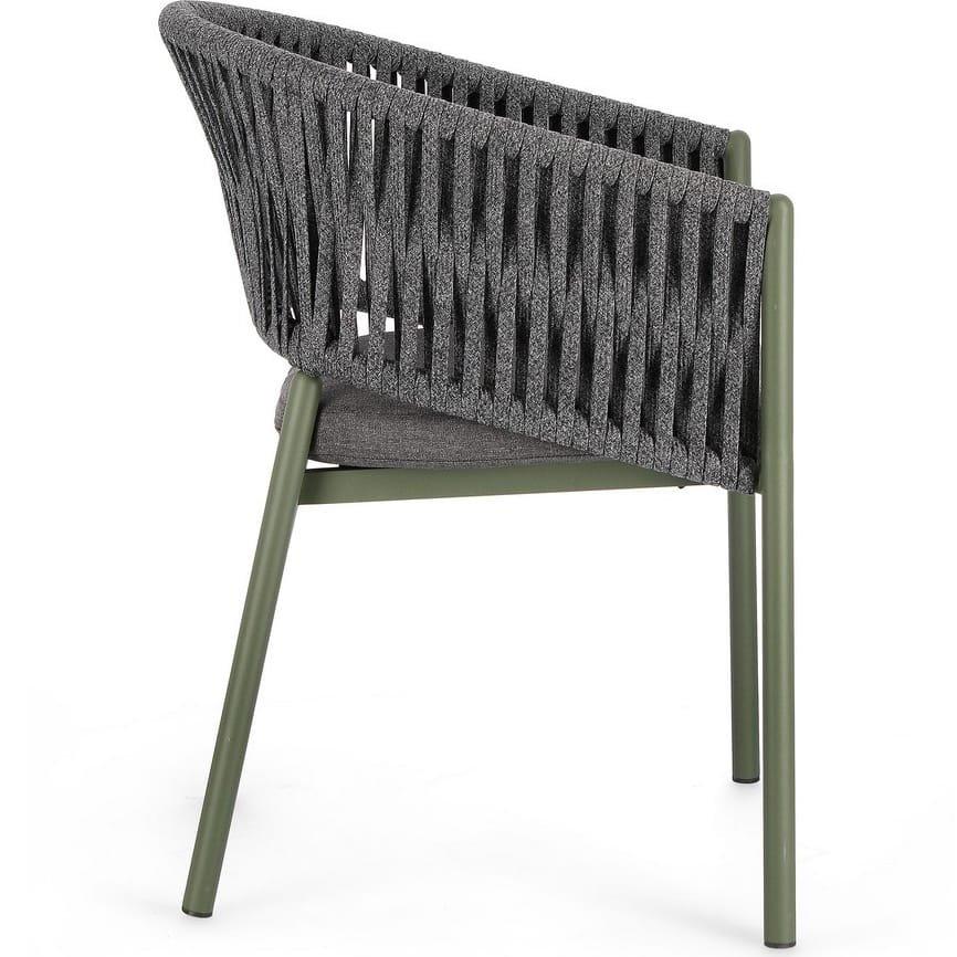 mutoni Fauteuil de jardin Florencia vert  