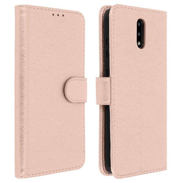 Avizar  Housse Nokia 2.3 Clapet - Rose Gold 