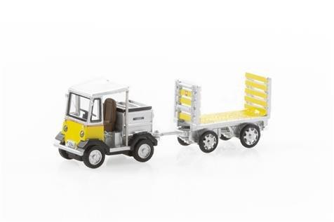 Image of ACE PTT Elektro Schlepper mit Anhänger Gelb Bunt