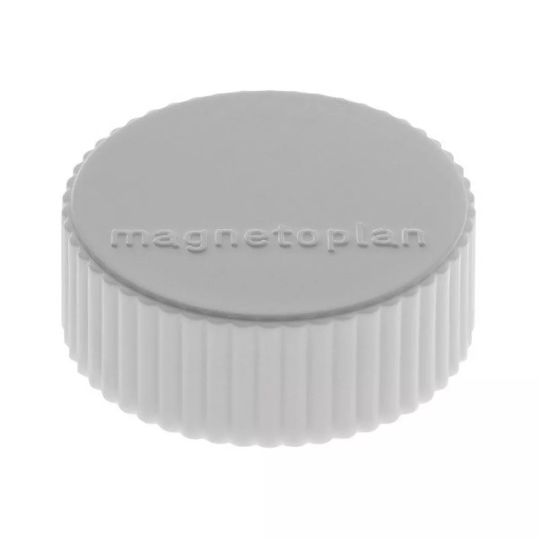 magnetoplan -  Magnet Discofix Magnum 1660001 grau, ca. 2 kg 10 Stk.