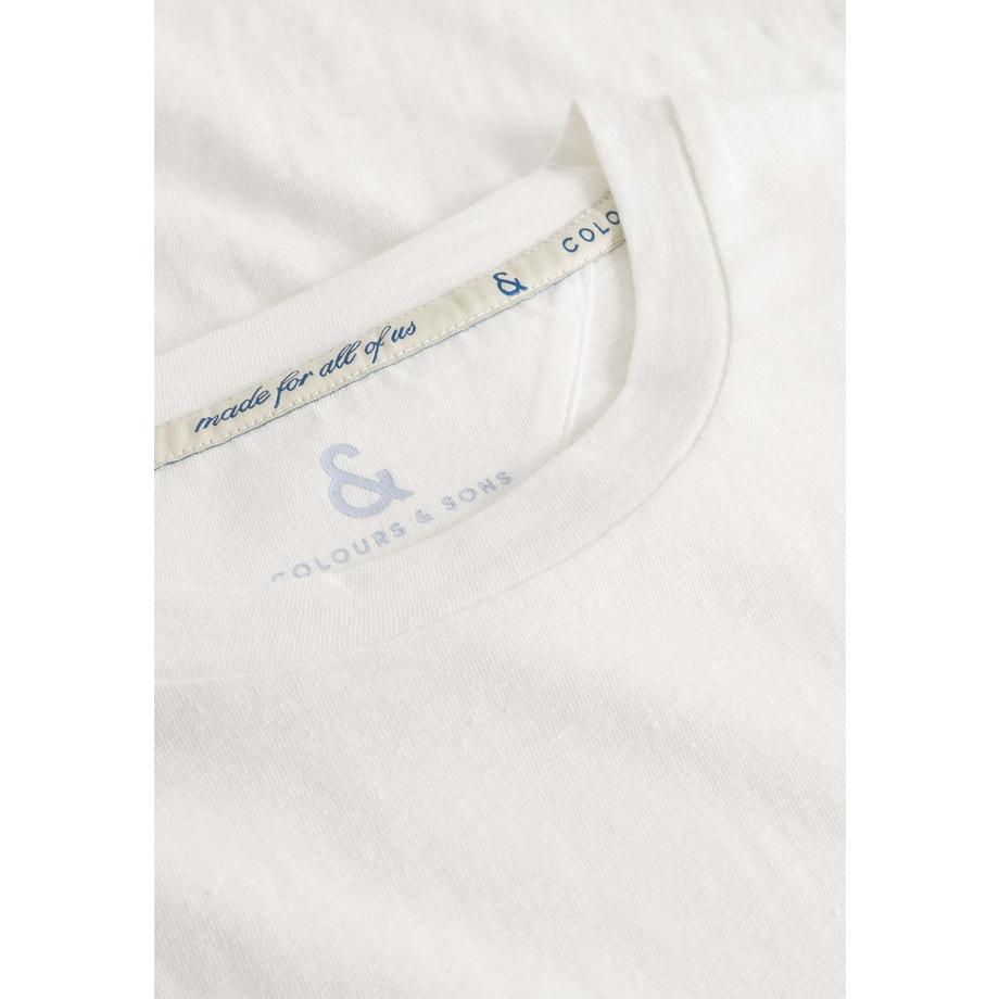 Colours & Sons Leinenmischung T-Shirt  