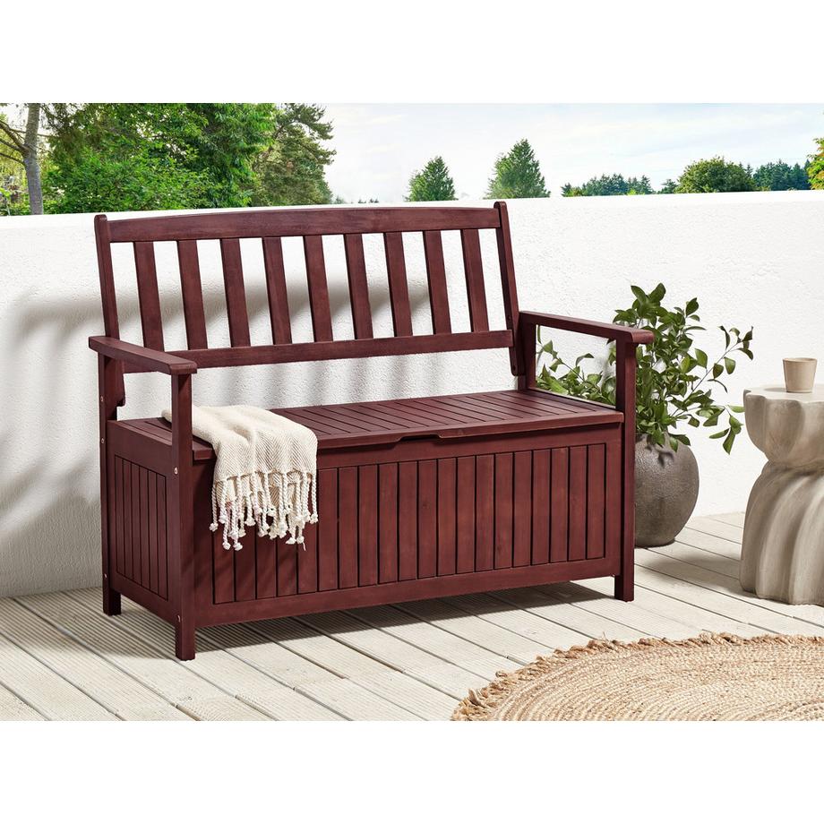 Beliani Banc de jardin en Acacia Traditionnel SOVANA  