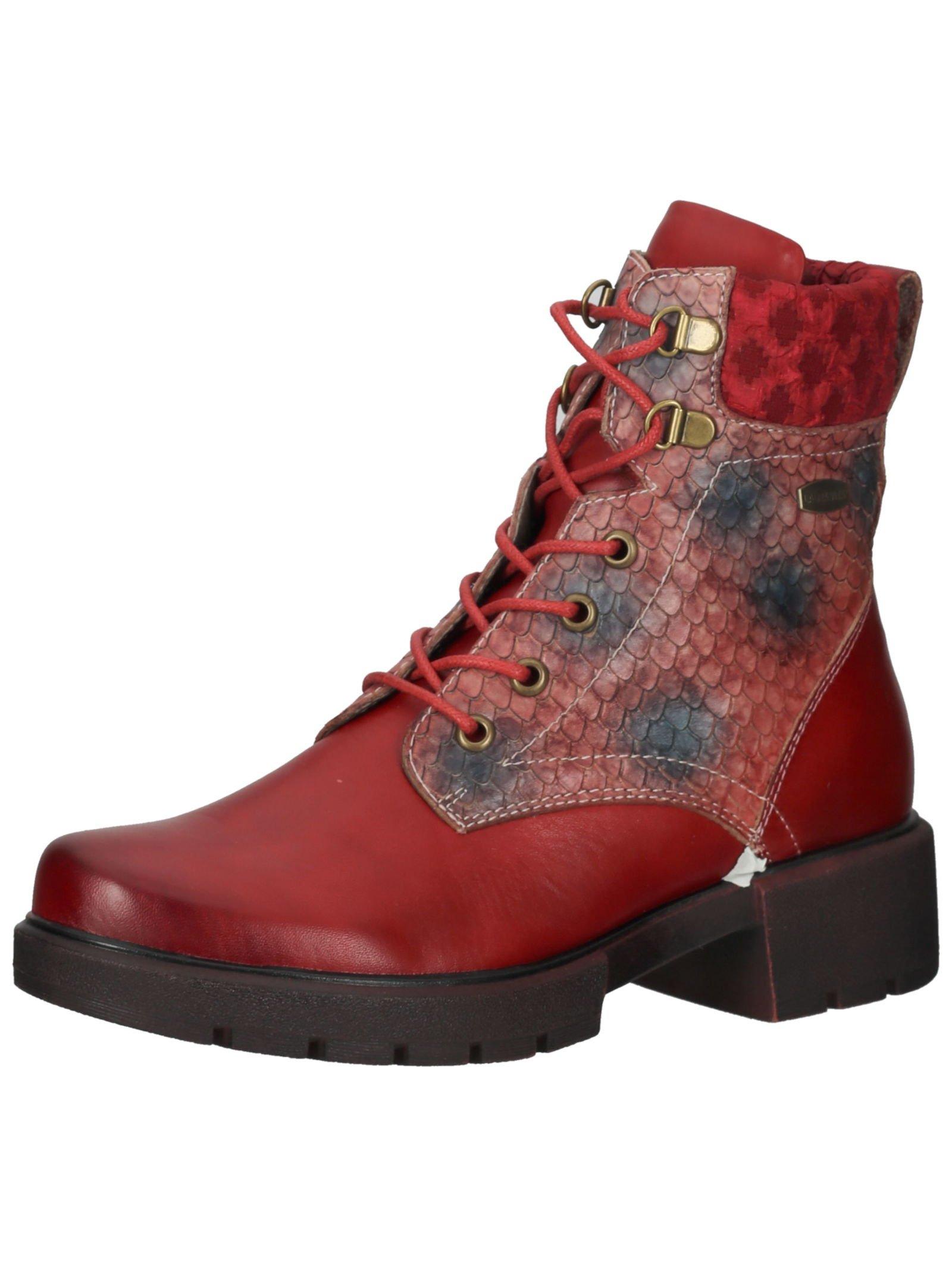 Image of Stiefelette Idceao 16 Damen Rot Bunt 38