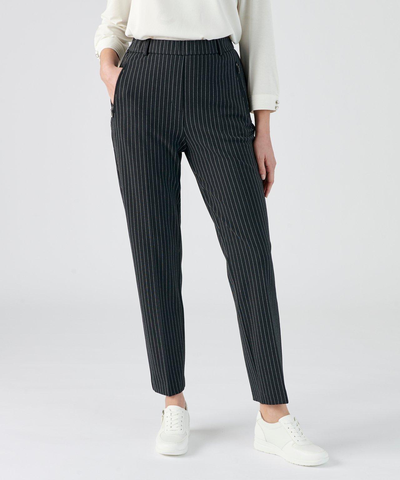 Image of 7/8-hose Aus Dehnbarem Milano-gewebe. Damen Grau 38