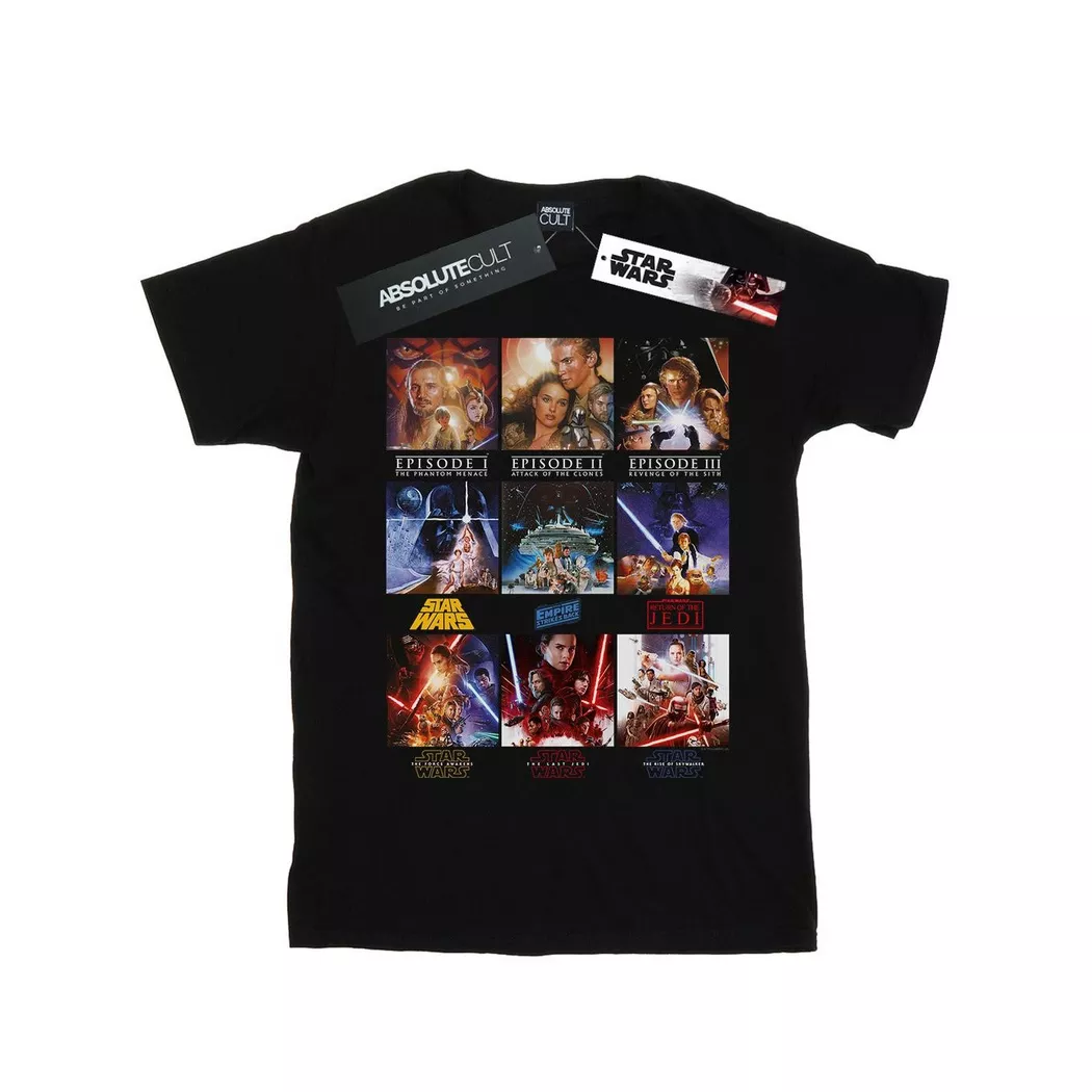 STAR WARS - Saga TShirt, für Damen, Schwarz, Größe S