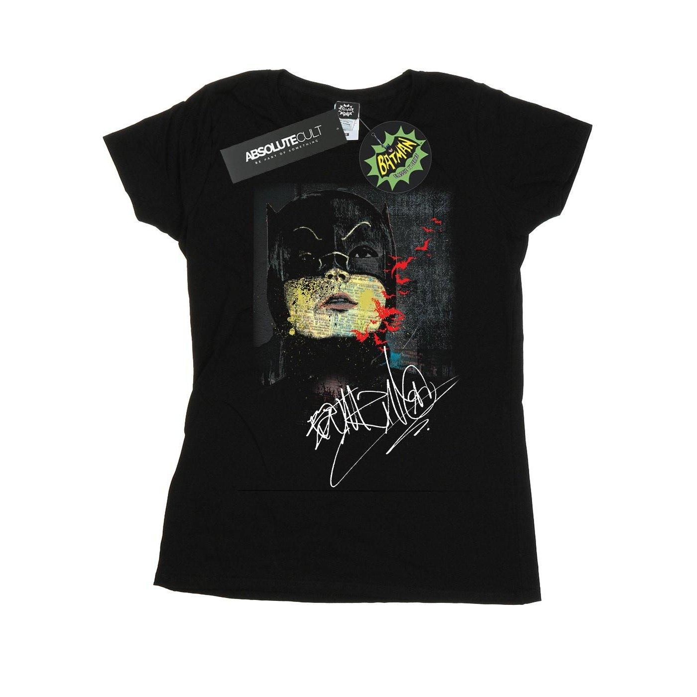 Image of Batman Tv Series Signature Tshirt Damen Schwarz M