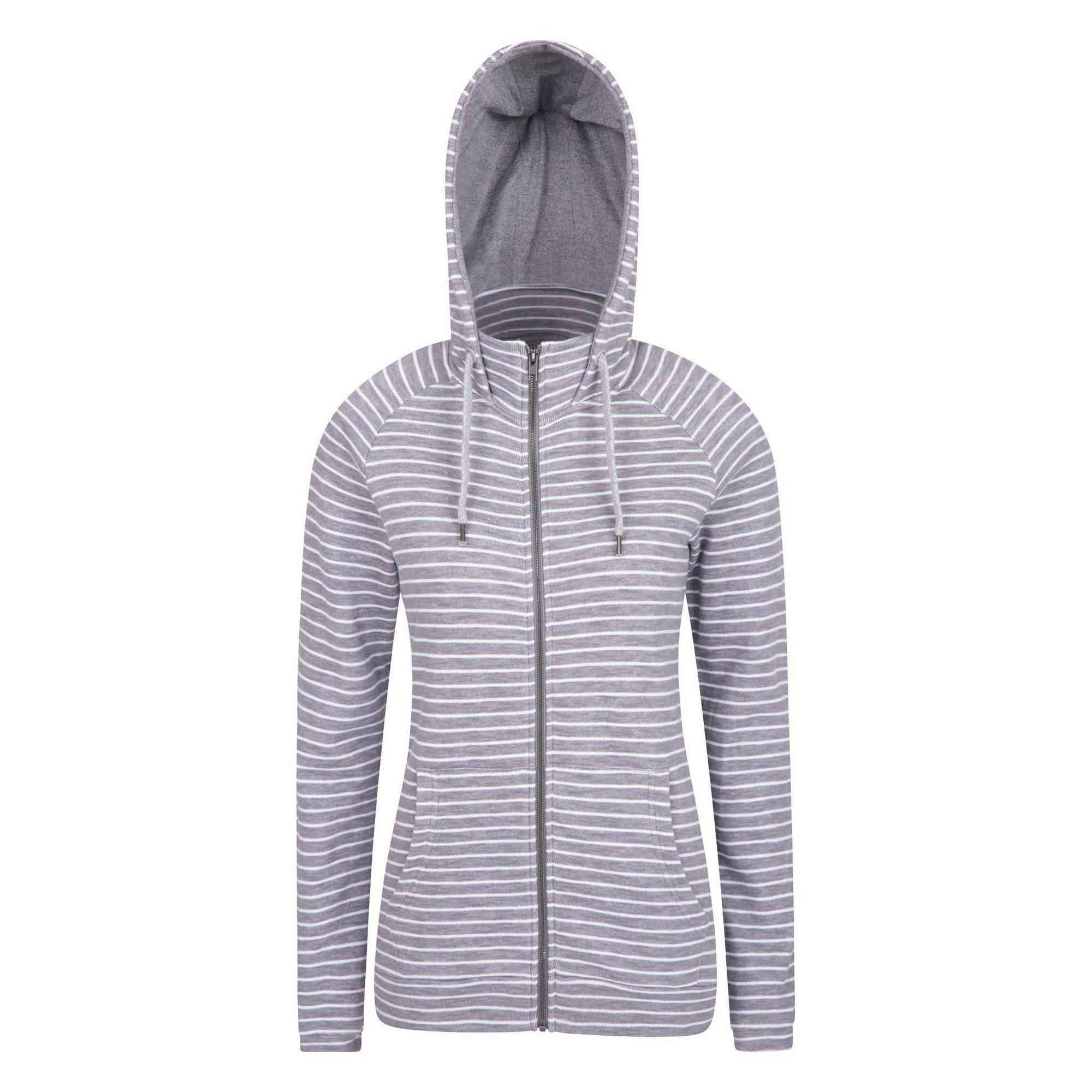 Image of Woolamai Hoodie Mit Durchgehendem Reißverschluss Damen Grau 36