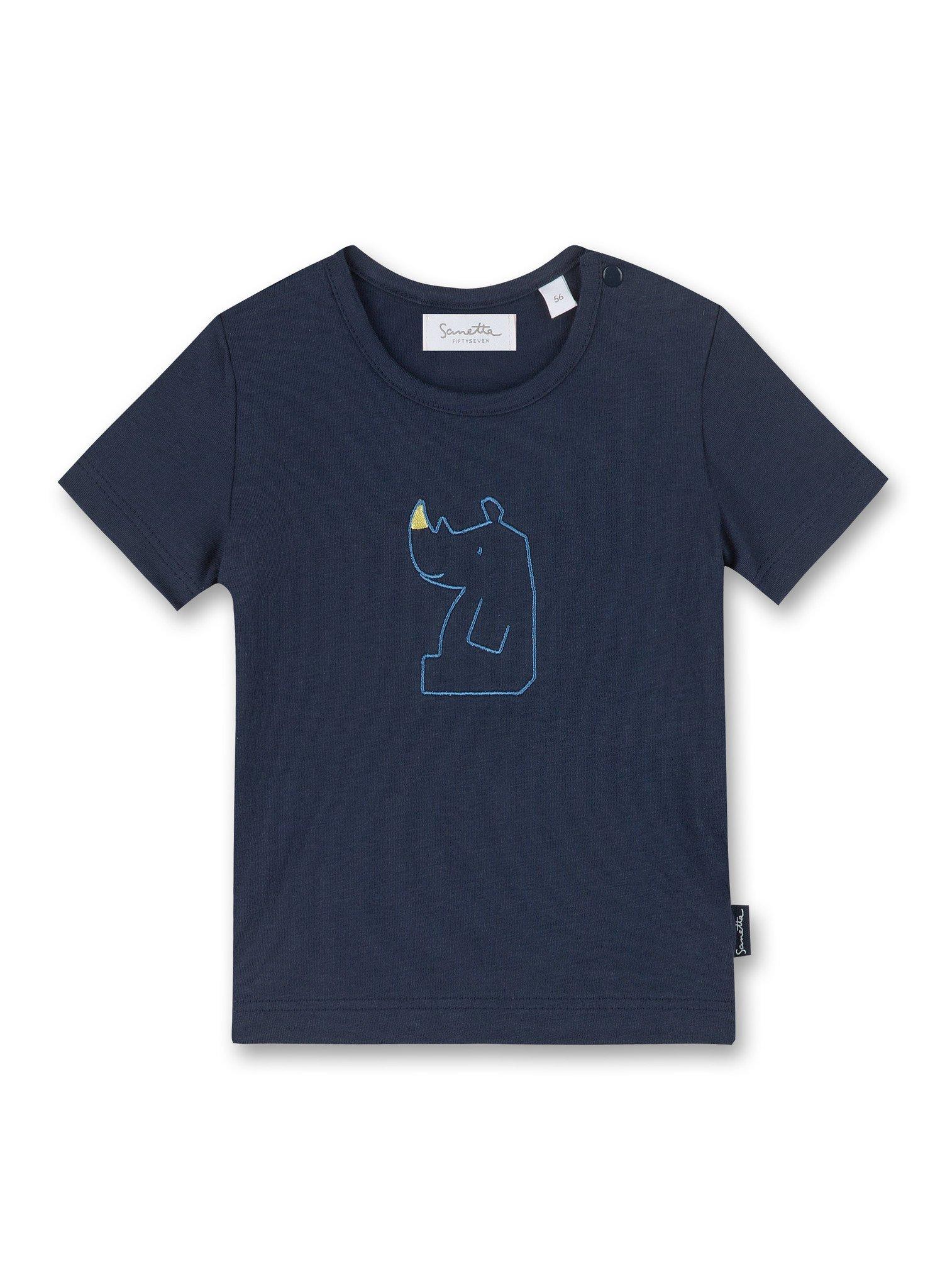 Image of Baby Jungen T-shirt Nashorn Unisex Blau 68