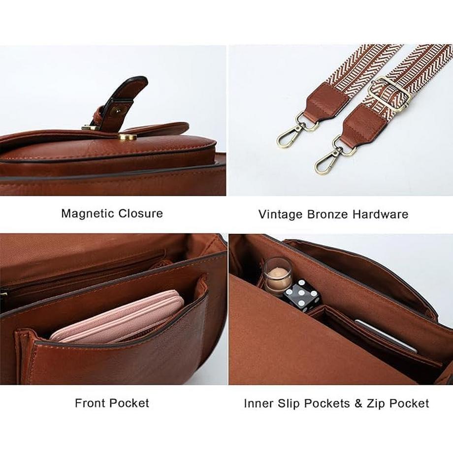 Only-bags.store Petit Sac à Bandoulière avec Bandoulière Amovible Réglable  