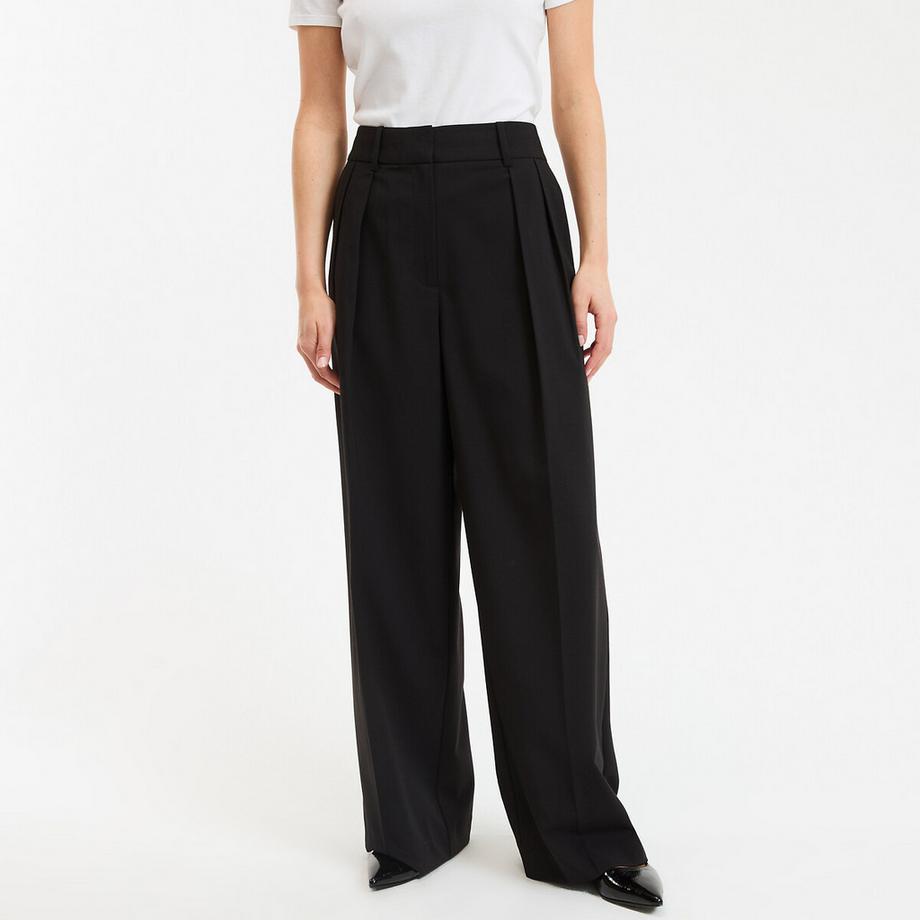 Pantalon large à pinces